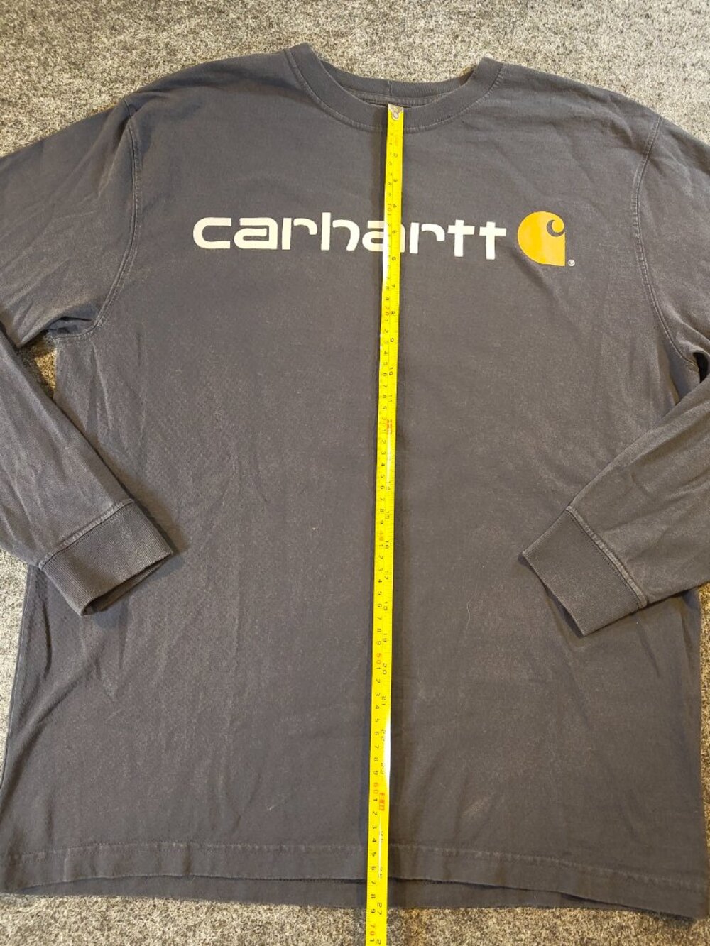 Carhartt Long Sleeve Logo Shirt – Men’s Medium